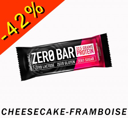 BIOTECHUSA ZERO BAR cheesecake-framboise 50gr