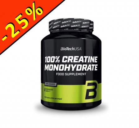 BIOTECHUSA 100% CREATINE MONOHYDRATE 300gr