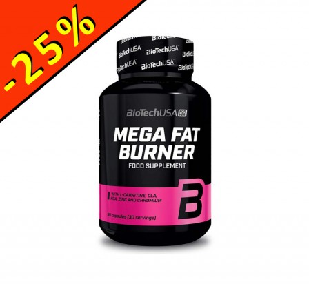 BIOTECHUSA MEGA FAT BURNER 90 gélules