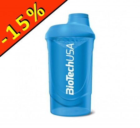 BIOTECHUSA SHAKER WAVE bleu 600ml