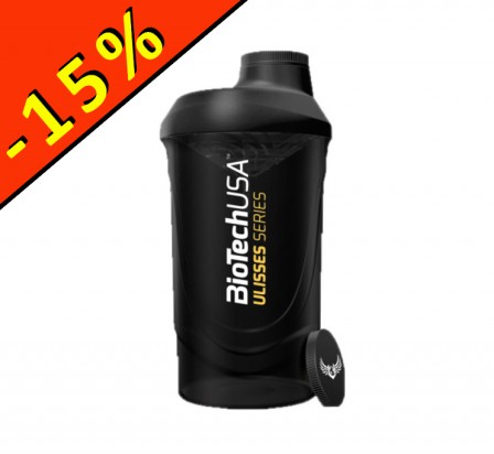 BIOTECHUSA SHAKER WAVE ULISSES SERIES noir 600ml