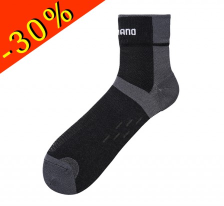 SHIMANO chaussettes de cyclisme normal homme été noir