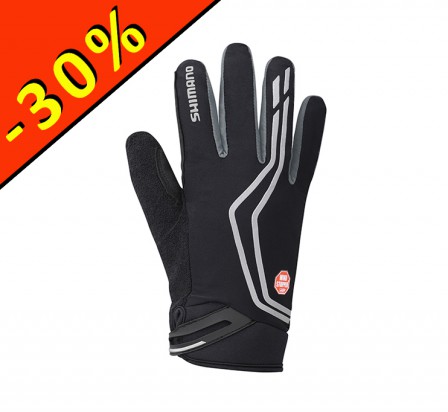 SHIMANO WINDSTOPPER INSOLATED gants homme cyclisme noir