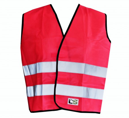 L2S visiokid gilet enfant sport sécurité haute visibilité rose fluo