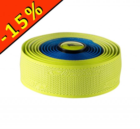 LIZARD SKINS DSP guidoline bicolore 2.5mm bleu/jaune fluo