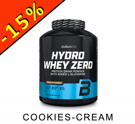 BIOTECHUSA HYDRO WHEY ZERO cookies cream 1816gr