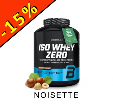 BIOTECHUSA ISO WHEY ZERO noisette 2270gr