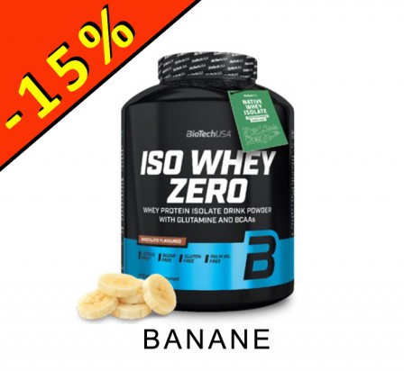 BIOTECHUSA ISO WHEY ZERO banane 2270gr