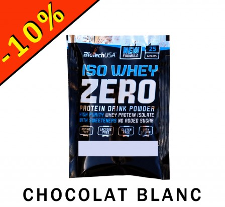 BIOTECHUSA ISO WHEY ZERO chocolat blanc 25gr