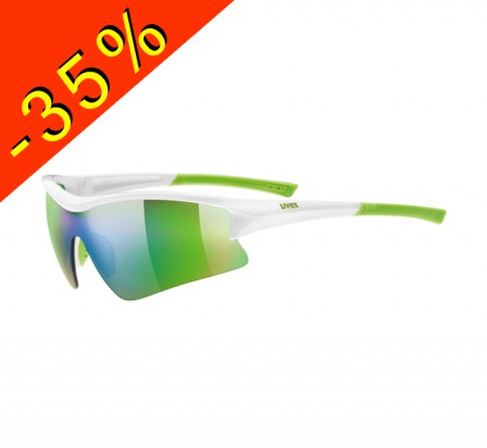 UVEX SPORTSTYLE 103 lunettes vélo route blanc-vert écrans interchangeables