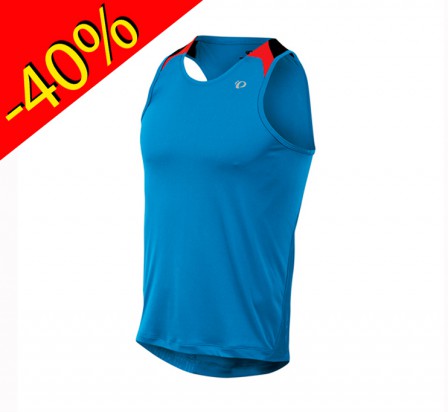 pearl izumi maillot running sans manche homme fly singlet bleu