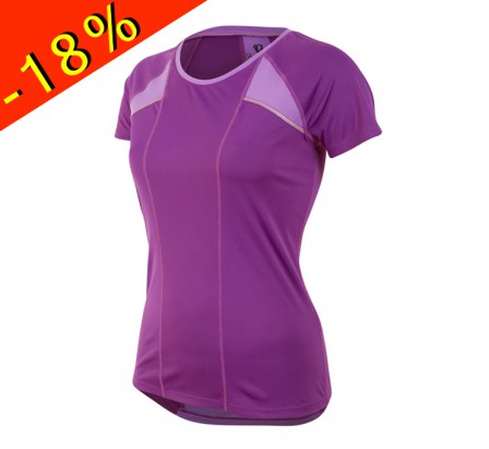 PEARL IZUMI maillot running femme manches courtes pursuit violet