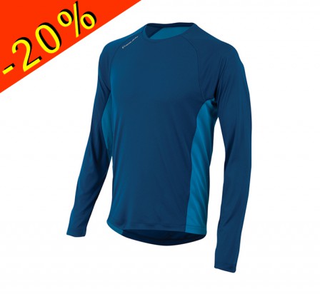 PEARL IZUMI maillot manches longues running homme mi-saison flash bleu