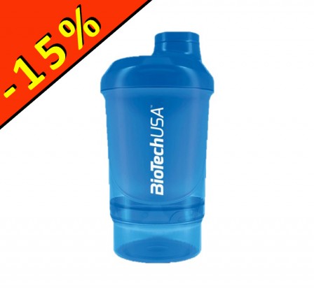 BIOTECHUSA NANO SHAKER WAVE bleu 300ml + 150ml