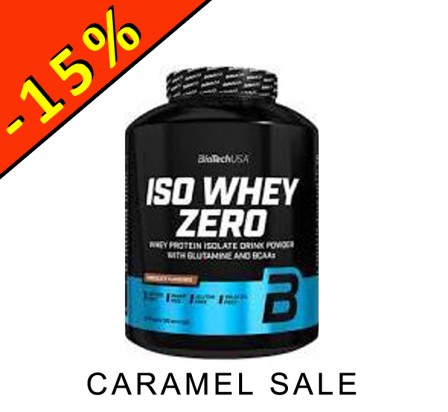 BIOTECHUSA ISO WHEY ZERO caramel salé 2270gr