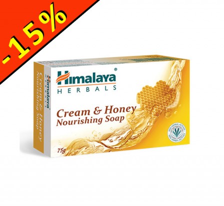 HIMALAYA SAVON NOURRISSANT au lait et miel 75gr