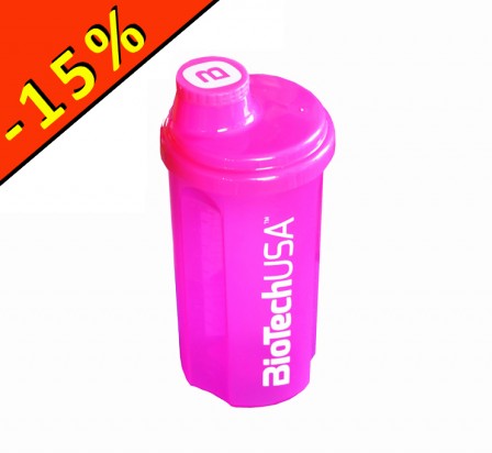 BIOTECHUSA shaker rose fluo 700ml