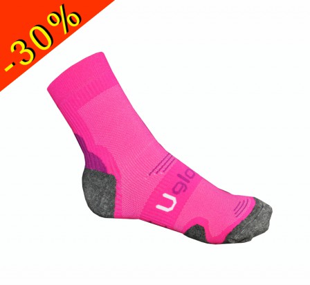 Chaussette running technique uglow 1.0 femme rose