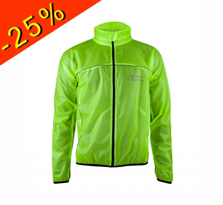 UGLOW veste imperméable ultra légère u-rain 1.0 jaune