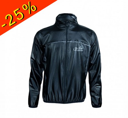 UGLOW veste imperméable ultra légère u-rain 1.0 noir