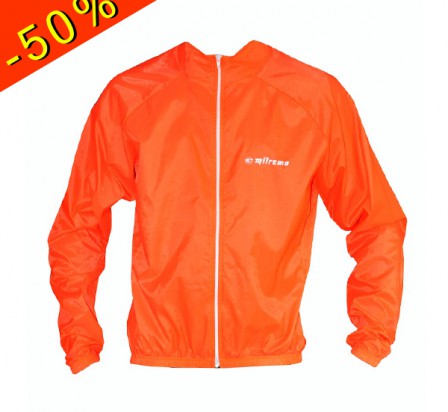 MILREMO veste coupe vent légère basic orange fluo