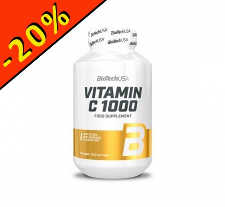 BIOTECHUSA VITAMIN C 1000 - 100 comprimés