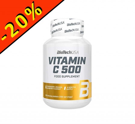 BIOTECHUSA VITAMIN C 500 120 chewing