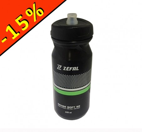 Bidon ZEFAL - SENSE SOFT 65 - noir - 650ml - ILLIMITsport.com