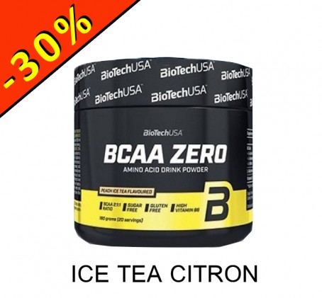 BIOTECH - BCAA ZERO - 180g - lemon ice tea - ILLIMITsport.com