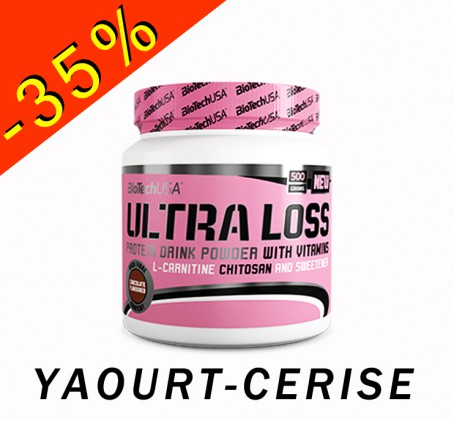 BioTech USA Ultra Loss substitut de repas yaourt/cerise 500gr ILLIMITsport.com
