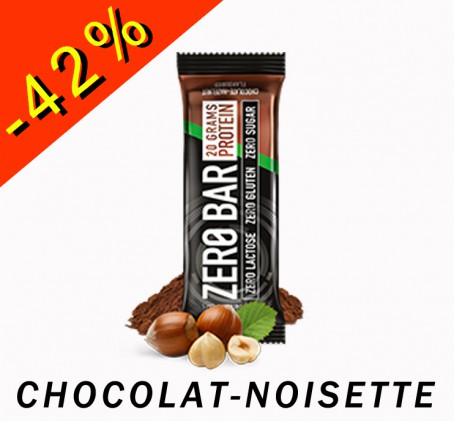 Zero Bar BioTech - Protein - chocolat noisette 50gr - ILLIMITsport.com
