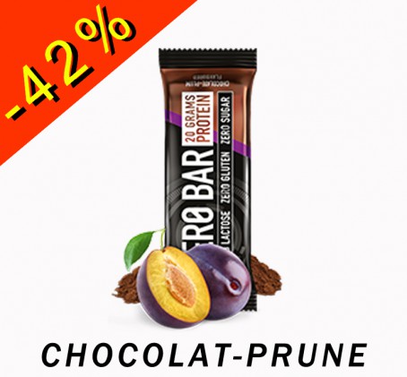 Zero Bar BioTech - Protein - chocolat prune 50gr - ILLIMITsport.com