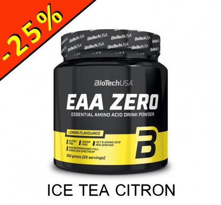 EAA ZERO BIOTECH - 350g - lemon ice tea - ILLIMITsport.com