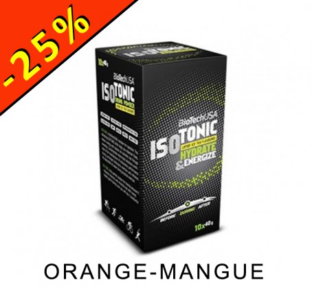 BIOTECHUSA - ISOTONIC DRINK - 40g - orange mangue - ILLIMITsport.com