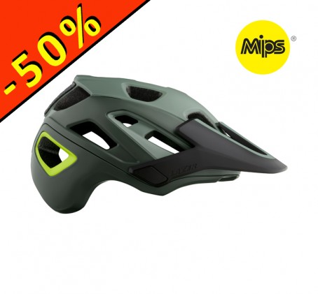 Casque VTT LAZER JACKAL MIPS - dark green - ILLIMITsport.com