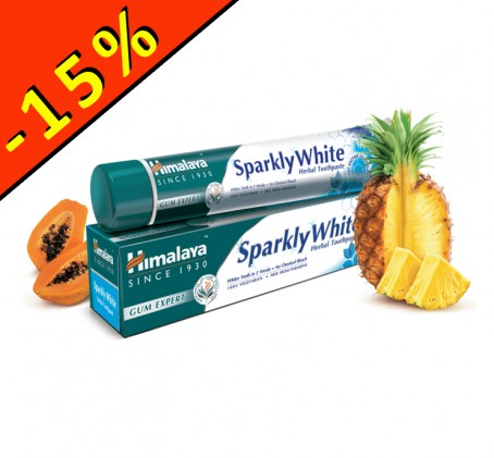 Dentifrice - HIMALAYA - SPARKLY WHITE - 75ml - ILLIMITsport.com