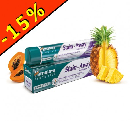 Dentifrice anti tabac - HIMALAYA - STAIN AWAY - 75ml - ILLIMITsport.com