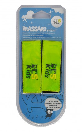 l2s brassard jaune fluo sécurité haute visibilité arm band kid