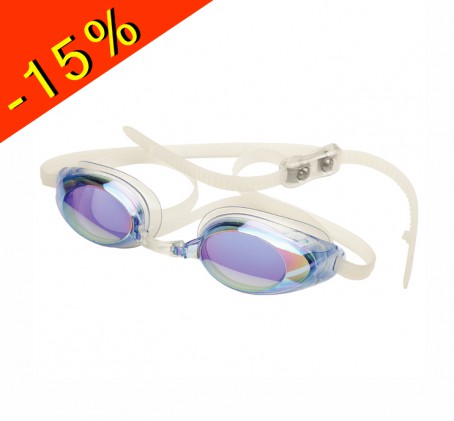 lunette de natation compétition adulte finis lightning blue mirror lunette de piscine