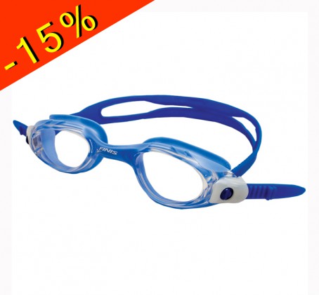 lunette de natation finis zone light blue/bleu pour petit visage de 8 ans à adulte