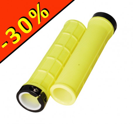 Grips VTT - jaune fluo - Lock On - OXC - ILLIMITsport.com