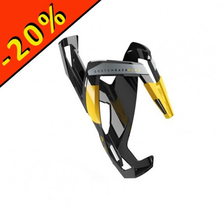 Porte bidon - ELITE custom race plus - noir jaune - ILLIMITsport.com