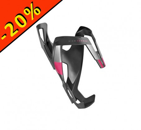 Porte Bidon Carbone - ELITE VICO CARBONE - noir rose mat - ILLIMITsport.com