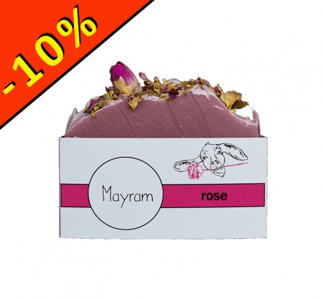 SAVON - lait de chèvre - MAYRAM - rose - ILLIMITsport.com