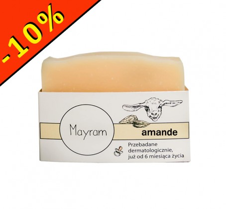 SAVON - lait de chèvre - MAYRAM - amande - ILLIMITsport.com