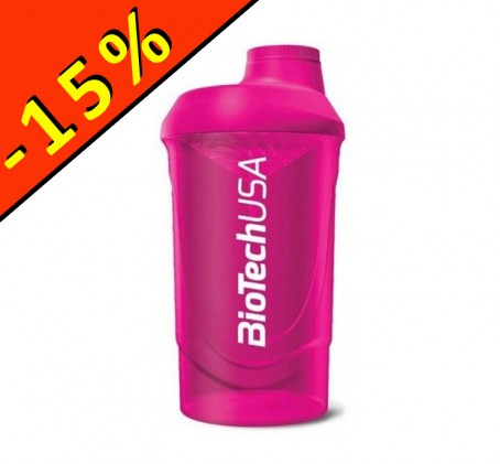 BIOTECHUSA SHAKER WAVE - rose - 600ml - ILLIMITsport.com