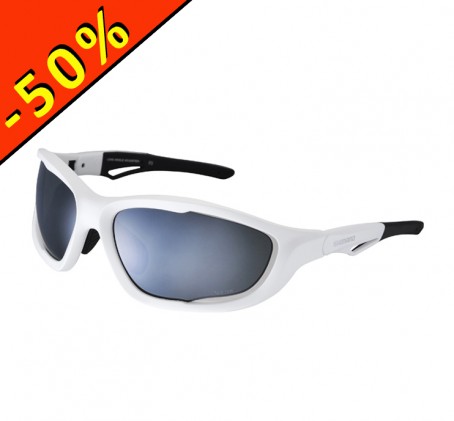 SHIMANO S60X - lunettes VTT blanc - écrans polarisé - ILLIMITsport.com 