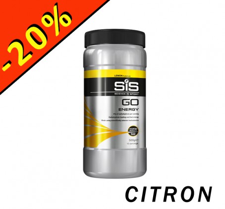 SIS Go Energy 500gr - citron - SCIENCE IN SPORT - ILLIMITsport.com