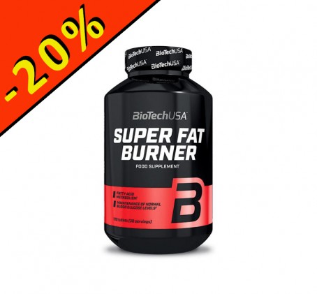 SUPER FAT BURNER - BIOTECH - 120 tabs - ILLIMITsport.com