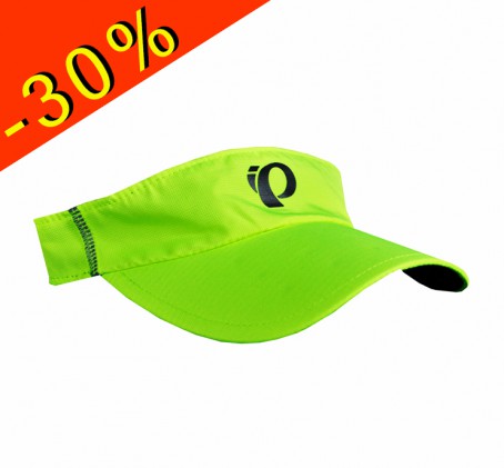 pearl izumi visière running fly jaune fluo réglable casquette visière running